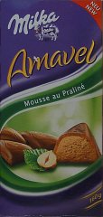 Milka srednie Amavel wstazka Mousse au Praline